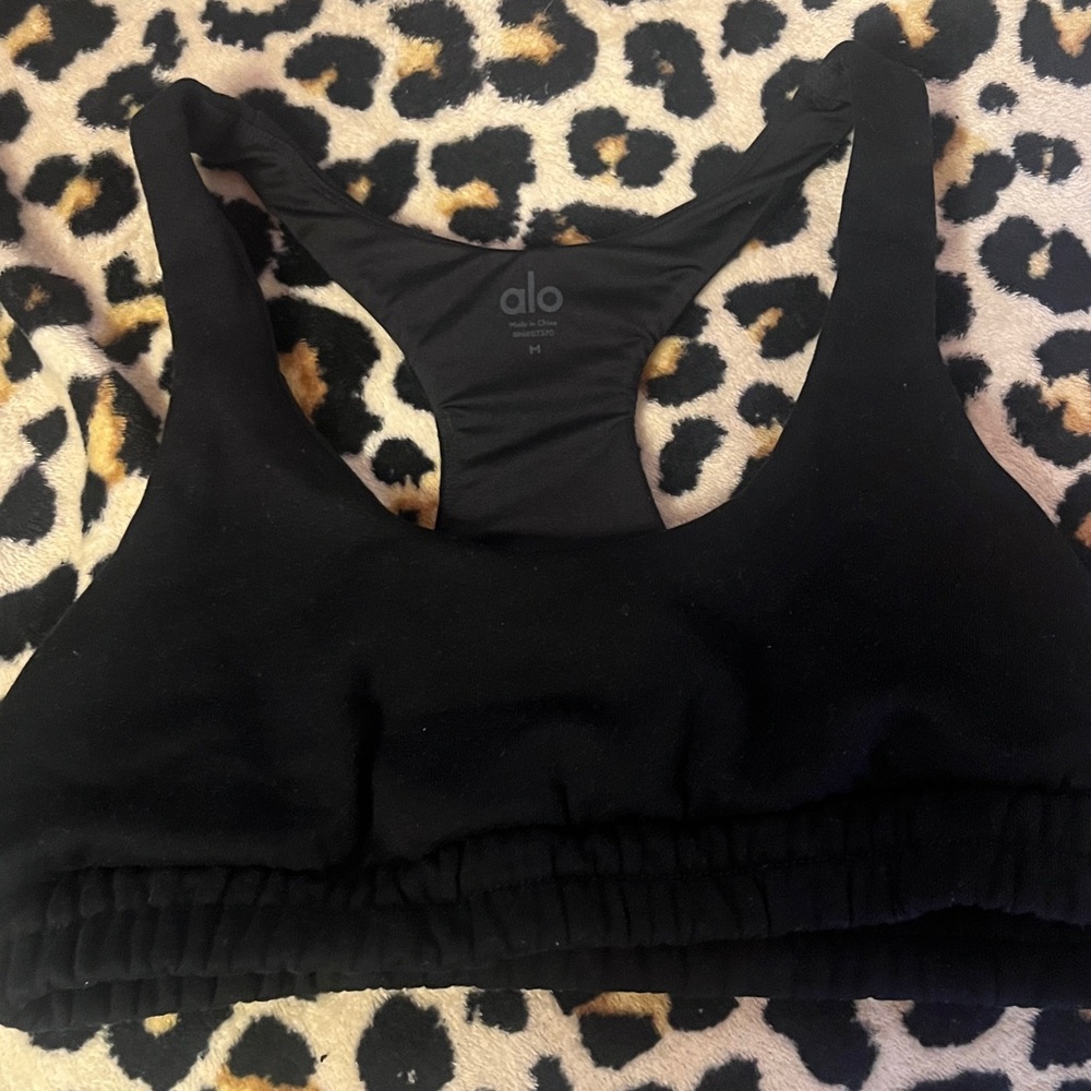 SOLD- ALO YOGA BRA - just purchased this three days ago but too small for me.